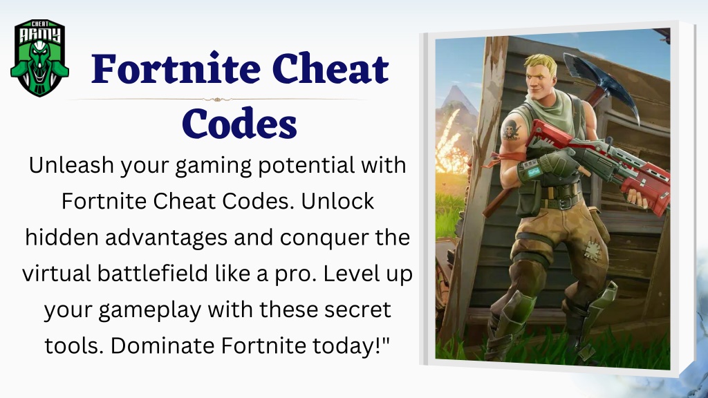 PPT - Fortnite Cheat Codes PowerPoint Presentation, free download - ID ...