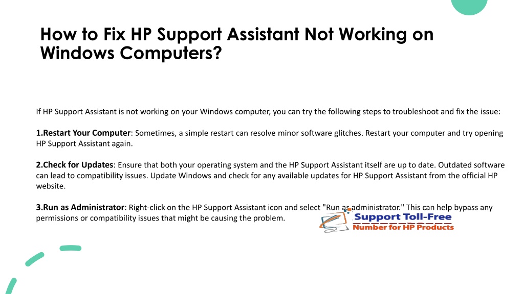 PPT - 3 Ways To Fix Hp Support Assistant Not Working PowerPoint ...