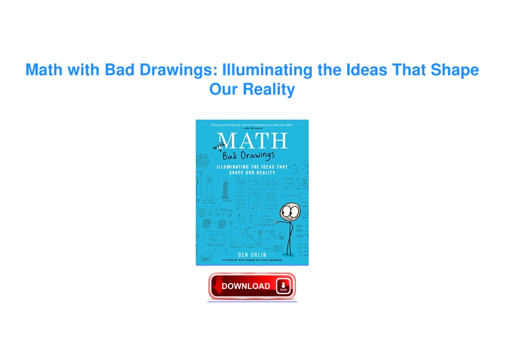 PPT - [PDF] READ] Free Math With Bad Drawings: Illuminating The Ideas ...