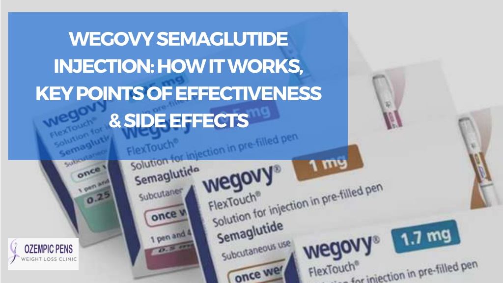 PPT - Wegovy Semaglutide Injection How It Works, Its Effectiveness ...