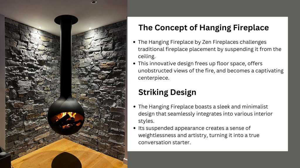 PPT - The Beauty of a Hanging Fireplace - Zen Fireplaces PowerPoint ...