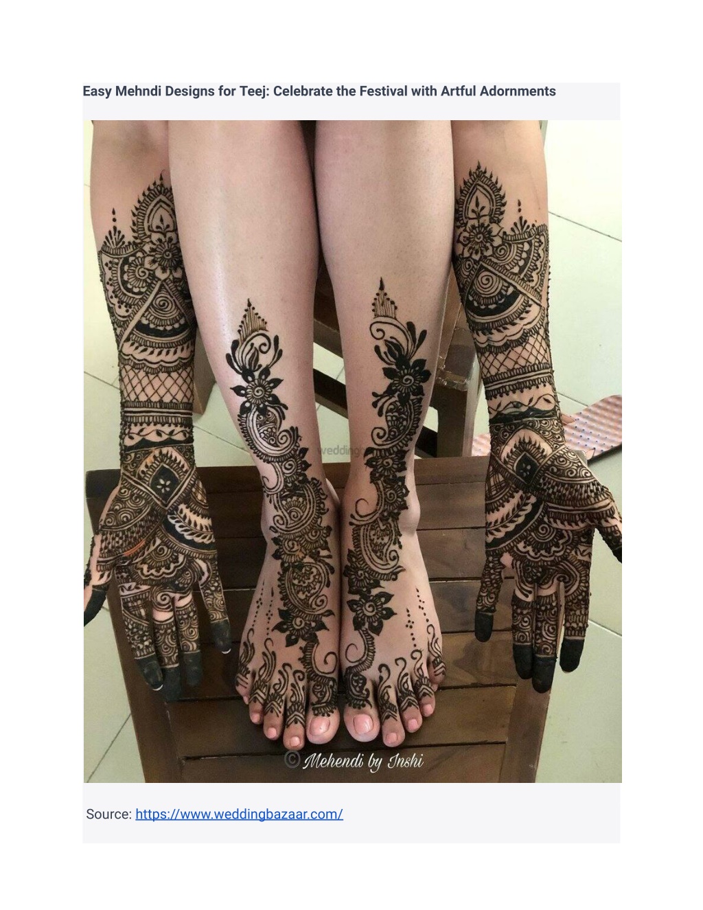 Geet Mehndi in Bellandur,Bangalore - Best Mehendi Dealers in Bangalore -  Justdial