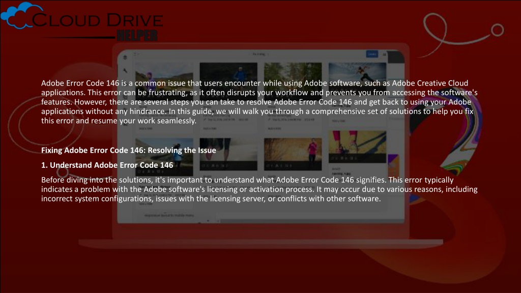 PPT How To Fix Adobe Error Code 146 Issue Resolved PowerPoint 