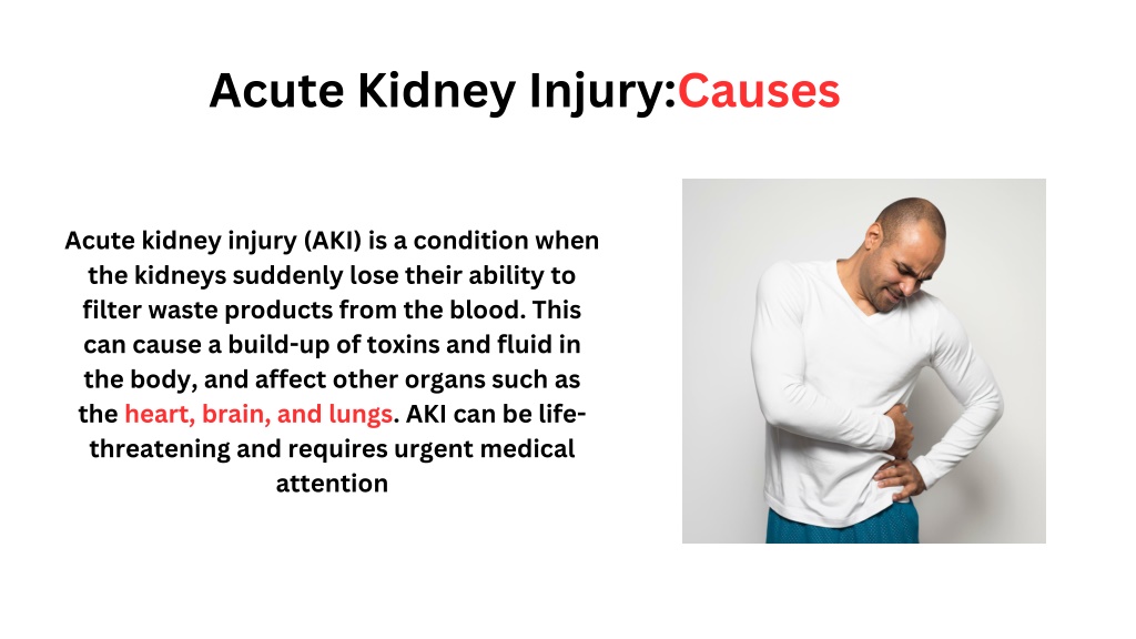 PPT - Acute Kidney Injury Causes To Treatment, All You Need To Know ...