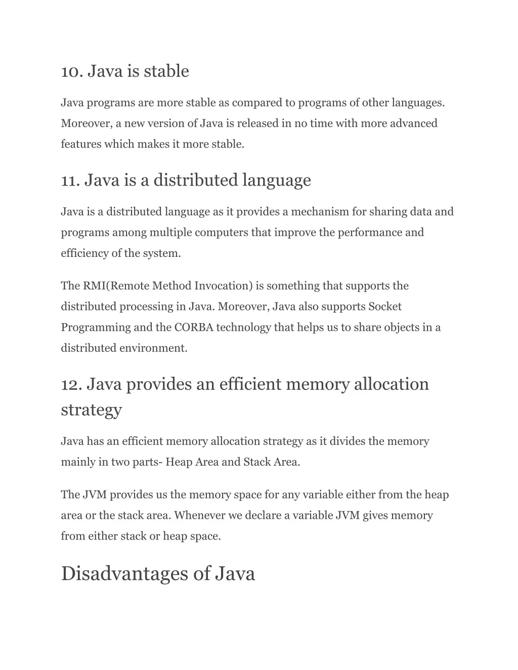 PPT - Advantages and Disadvantages of Java PowerPoint Presentation ...