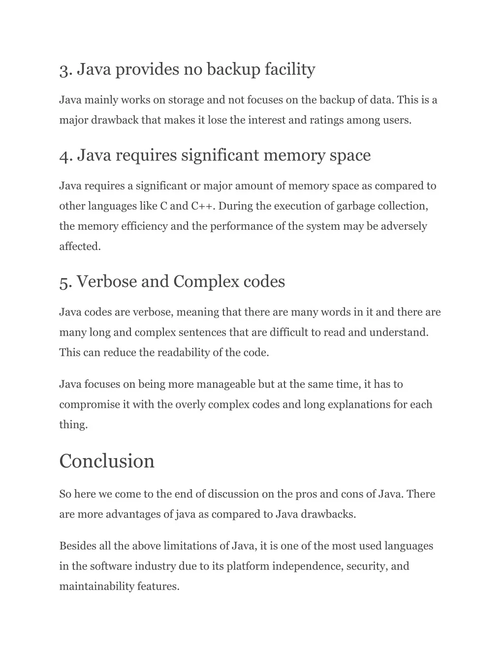 PPT - Advantages and Disadvantages of Java PowerPoint Presentation ...
