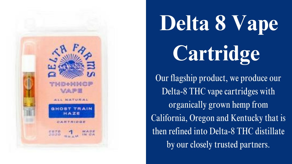 PPT - THCP Delta-8 THC Vape Cartridge - Delta Farms PowerPoint ...