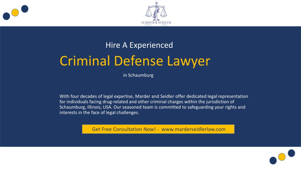 PPT - Fight Drug Charges with Marder and Seidler's Criminal Defense ...