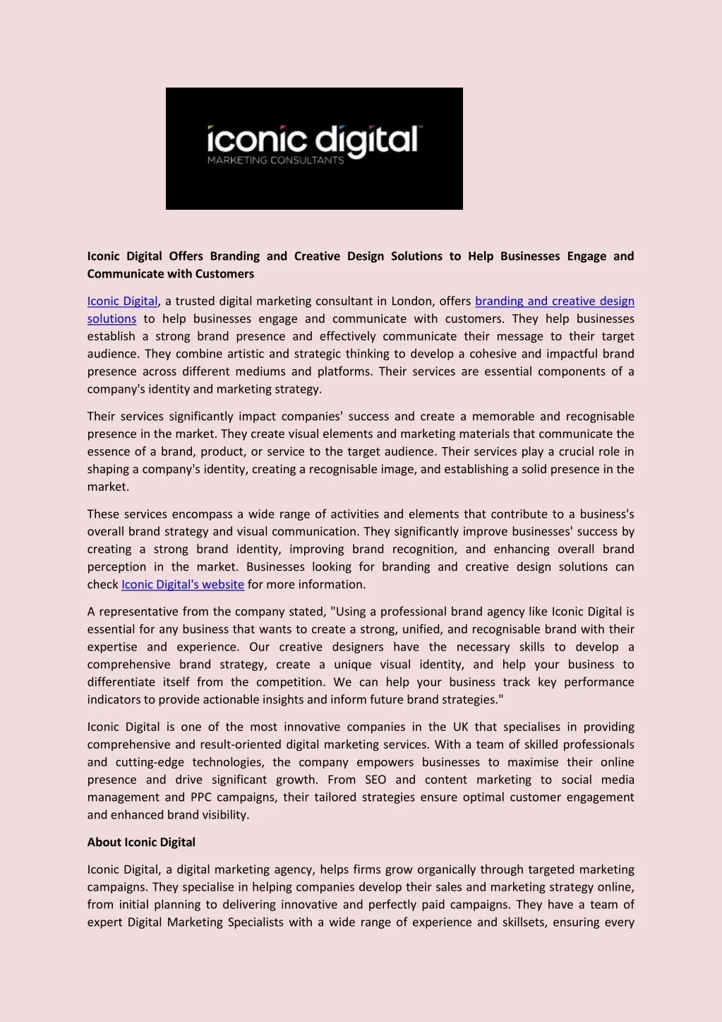 PPT - Iconic Digital Offers Branding and Creative Design Solutions to ...