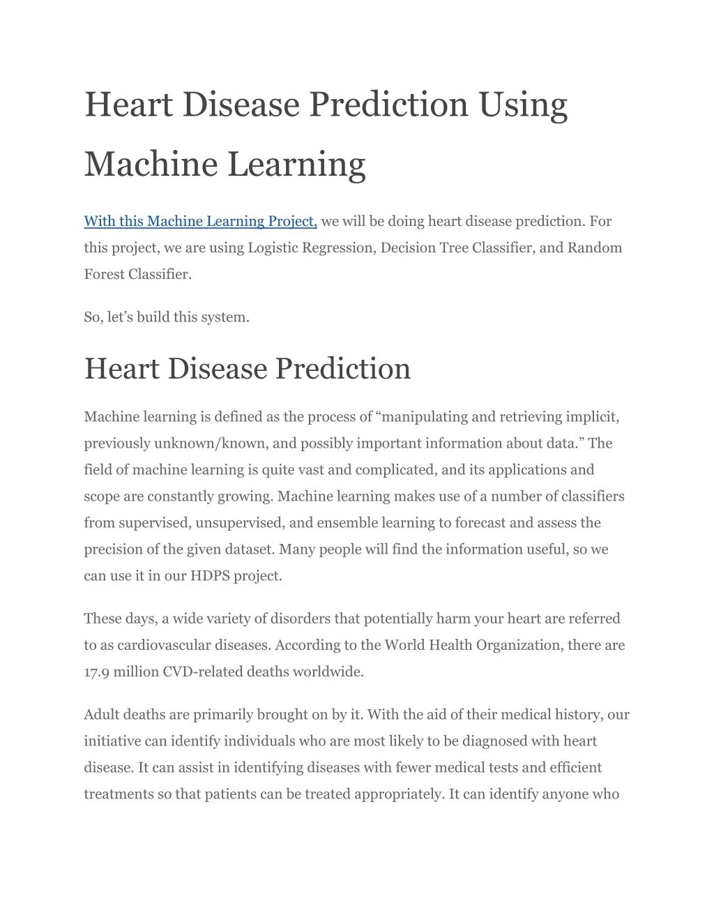 PPT - Heart Disease Prediction Using Machine Learning PowerPoint ...