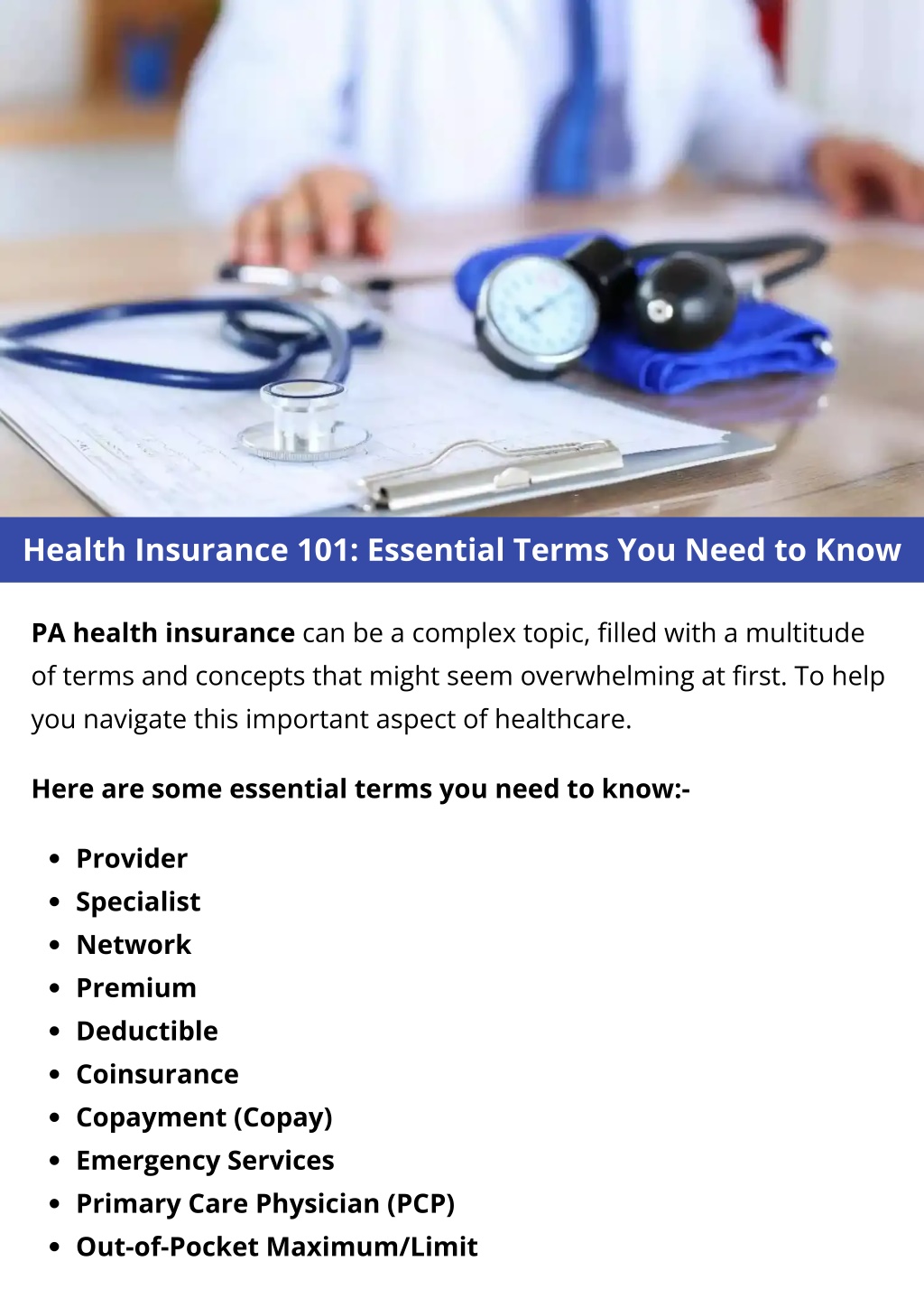 PPT - Health Insurance 101: Essential Terms You Need To Know PowerPoint ...