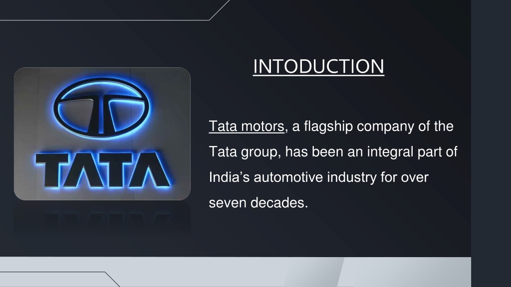 tata motors case study introduction