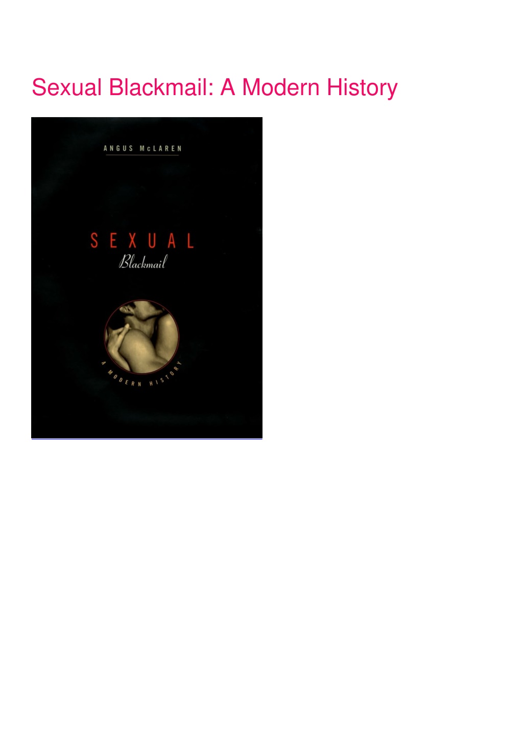 Ppt Read Book Sexual Blackmail A Modern History Powerpoint Presentation Id12482490 3333