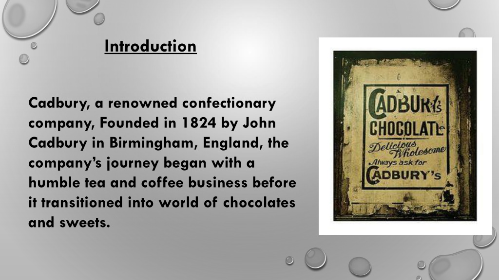 cadbury case study ppt