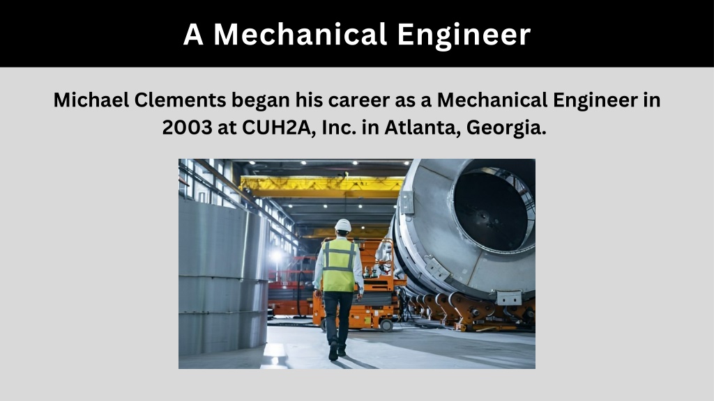 Michael Clements Windward  A Mechanical Engineer 