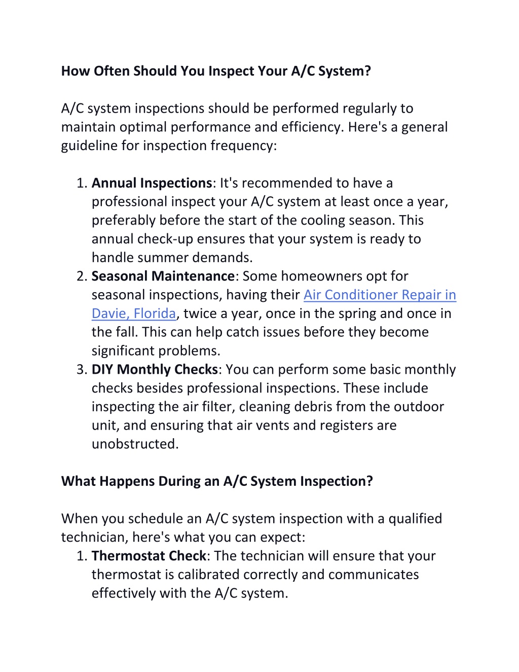 PPT - Everything You Need To Know About A/C System Inspections ...