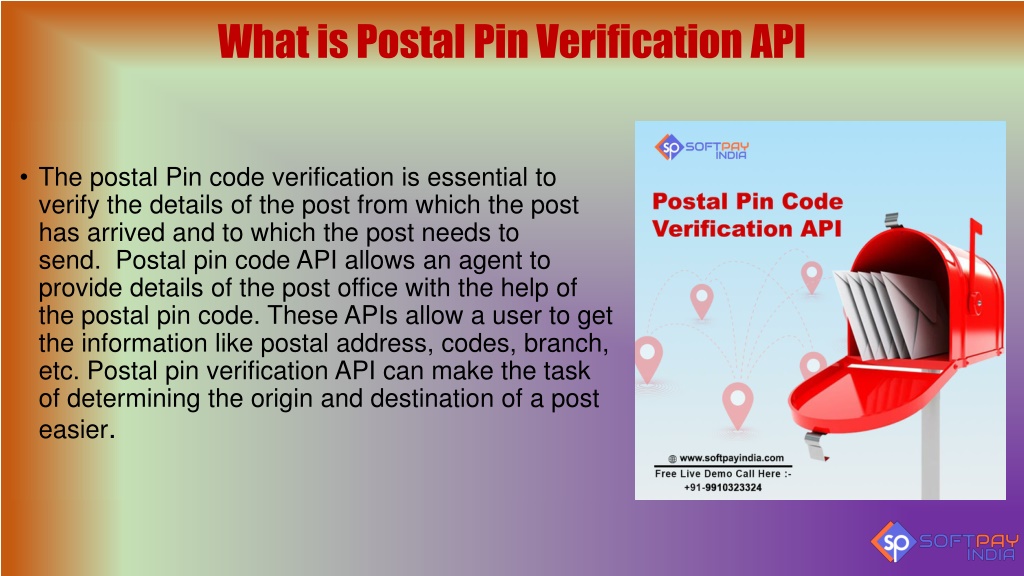 PPT Best Postal Pin Verification API Provider PowerPoint Presentation