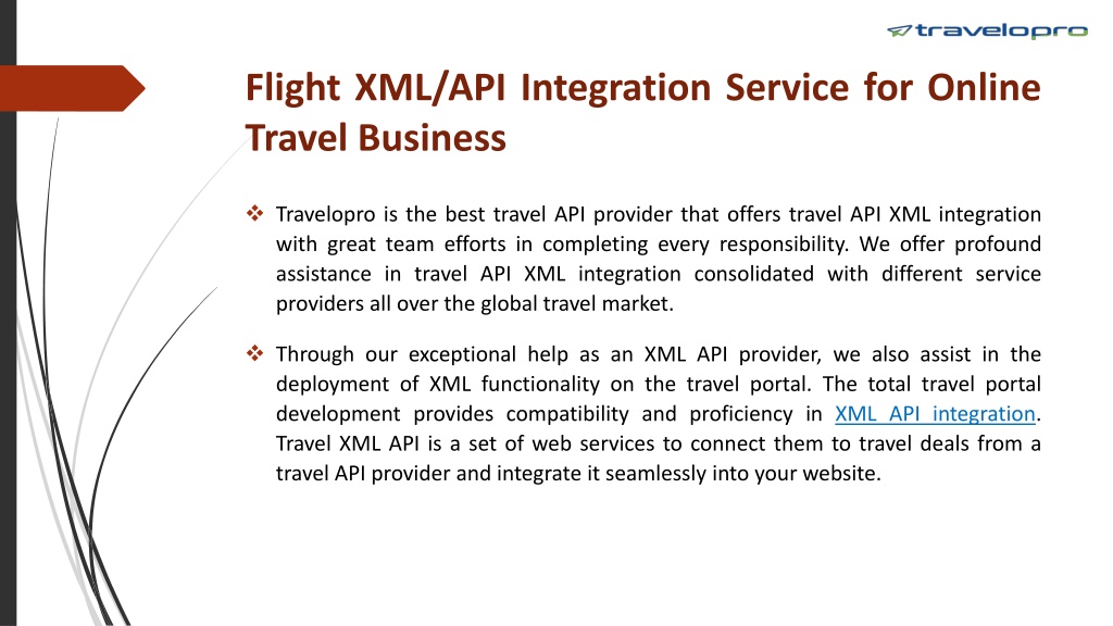 PPT - Flight XML Integration PowerPoint Presentation, free download -  ID:12495583