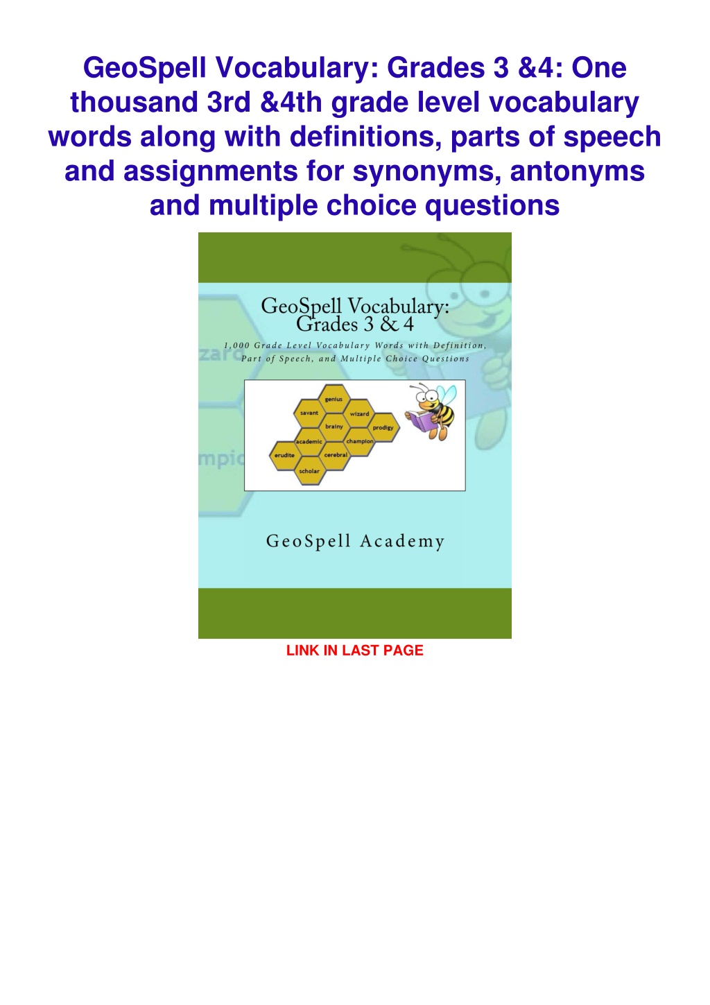 ppt-download-book-pdf-geospell-vocabulary-grades-3-4-one