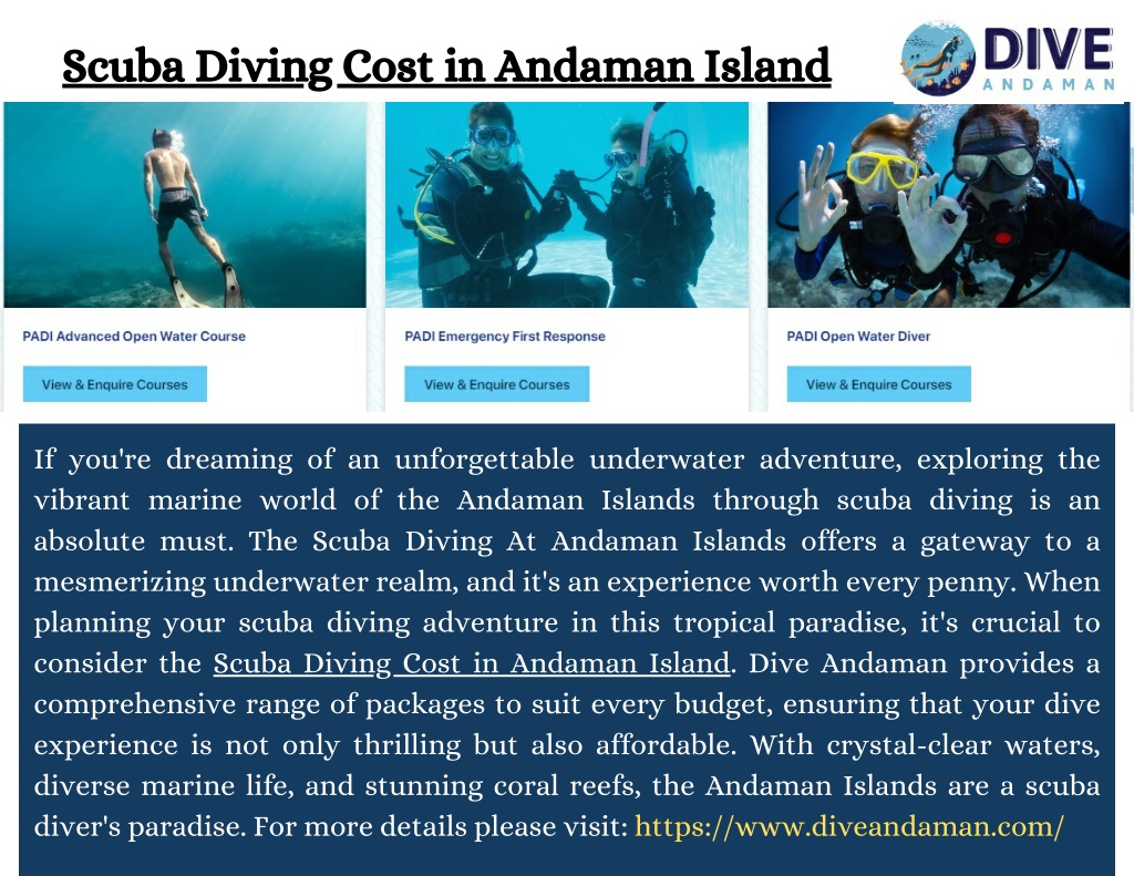 PPT - Scuba Diving Cost in Andaman Island PowerPoint Presentation, free ...