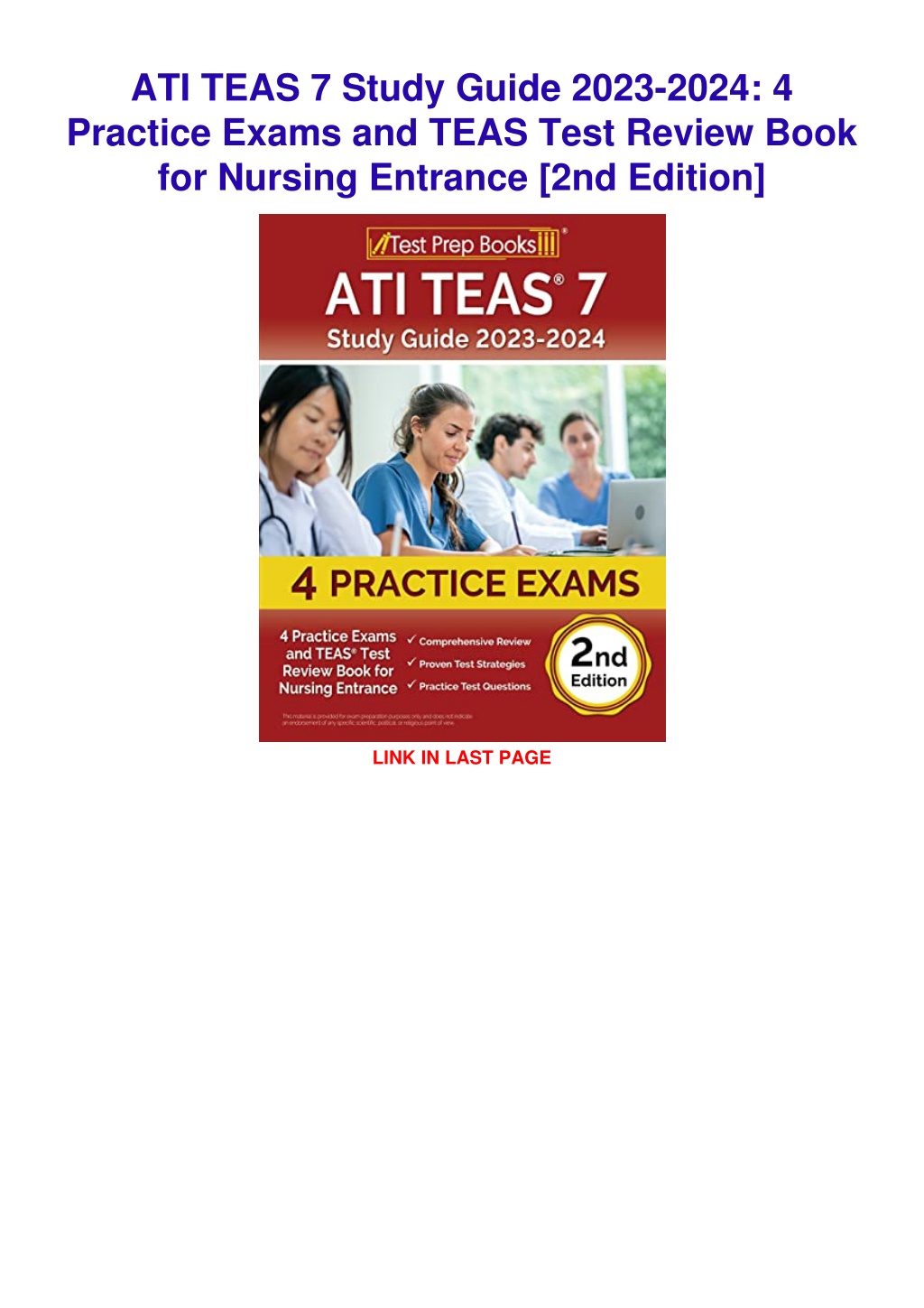 PPT Read ebook [PDF] ATI TEAS 7 Study Guide 20232024 4 Practice