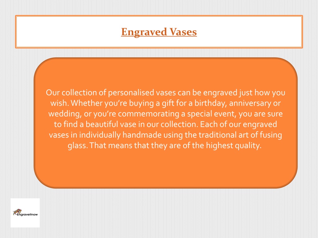 PPT - Crafting Elegance with Engraved Vases Creation PowerPoint ...