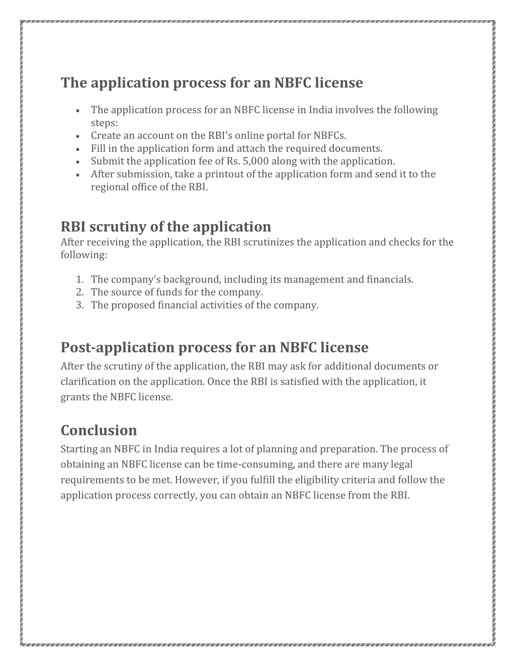 PPT - The Process Of Obtaining An NBFC License In India: A Step-by-step ...