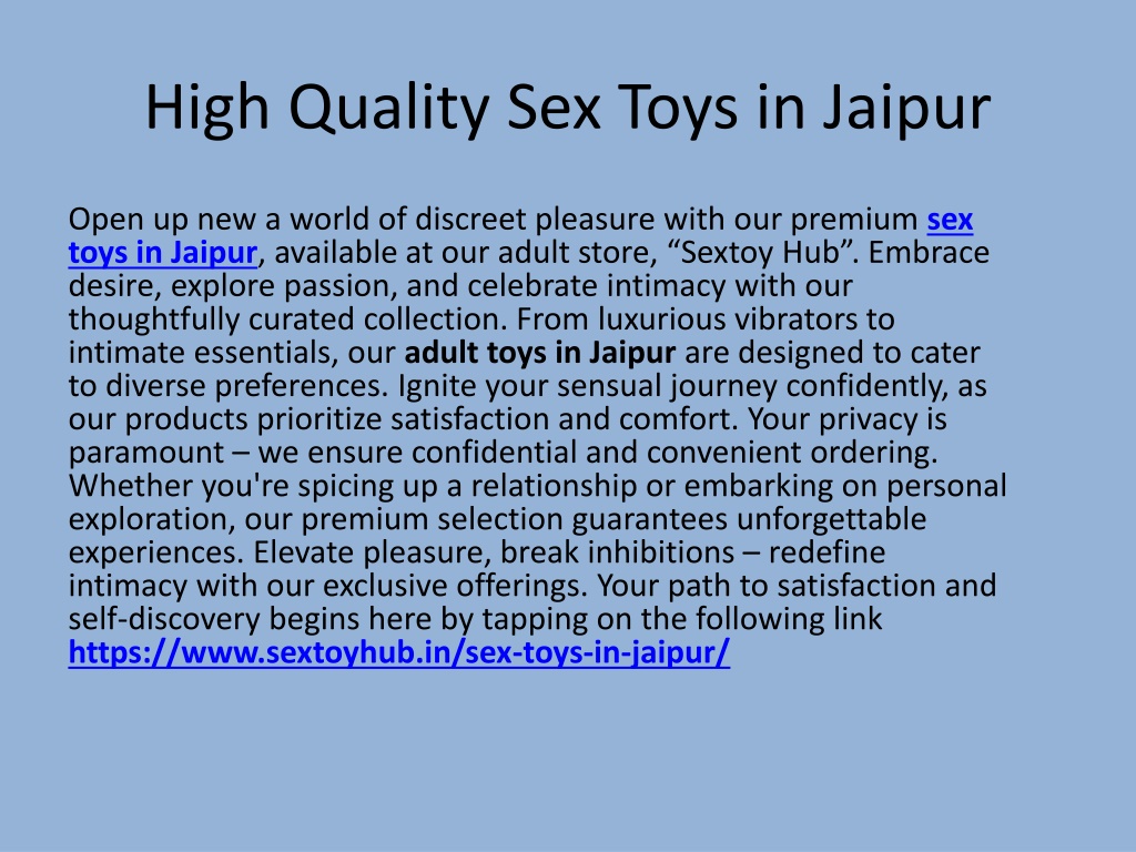 Ppt Exclusive Collection Of Trendy Sex Toys In Jaipur Powerpoint Presentation Id12518053 0587