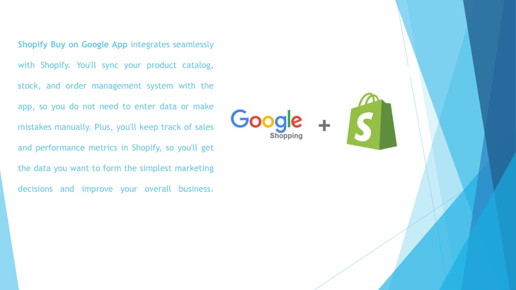 PPT Process of Implementing Shopify Buy on Google App PowerPoint