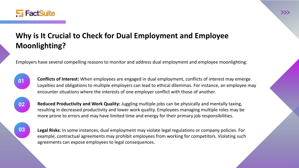 PPT - Dual Employment And Moonlighting The Impact On Productivity ...