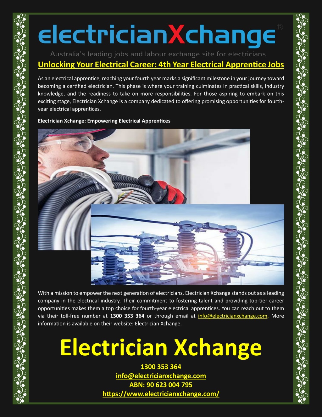 PPT Unlocking Your Electrical Career 4th Year Electrical Apprentice