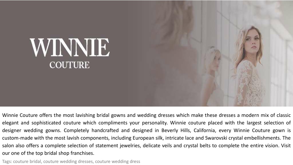 PPT - Wedding Dresses and Bridal Gowns Store - Winnie Couture ...