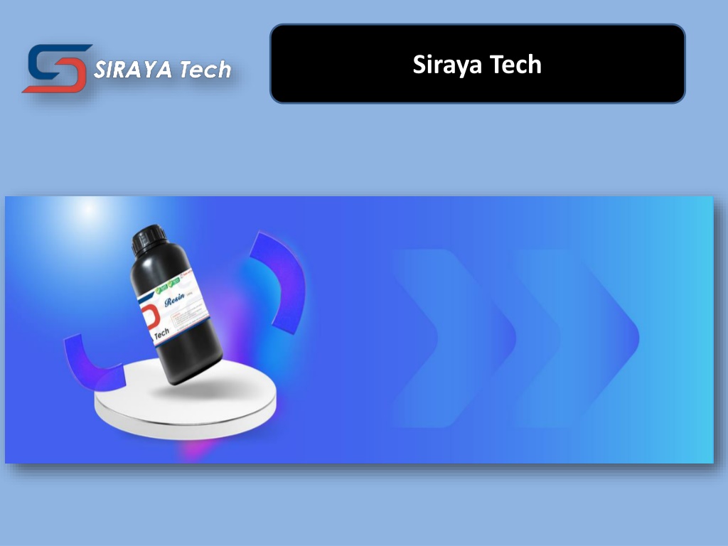 PPT - Benefits of the Siraya Tech's Engineering Resin LCD & DLP