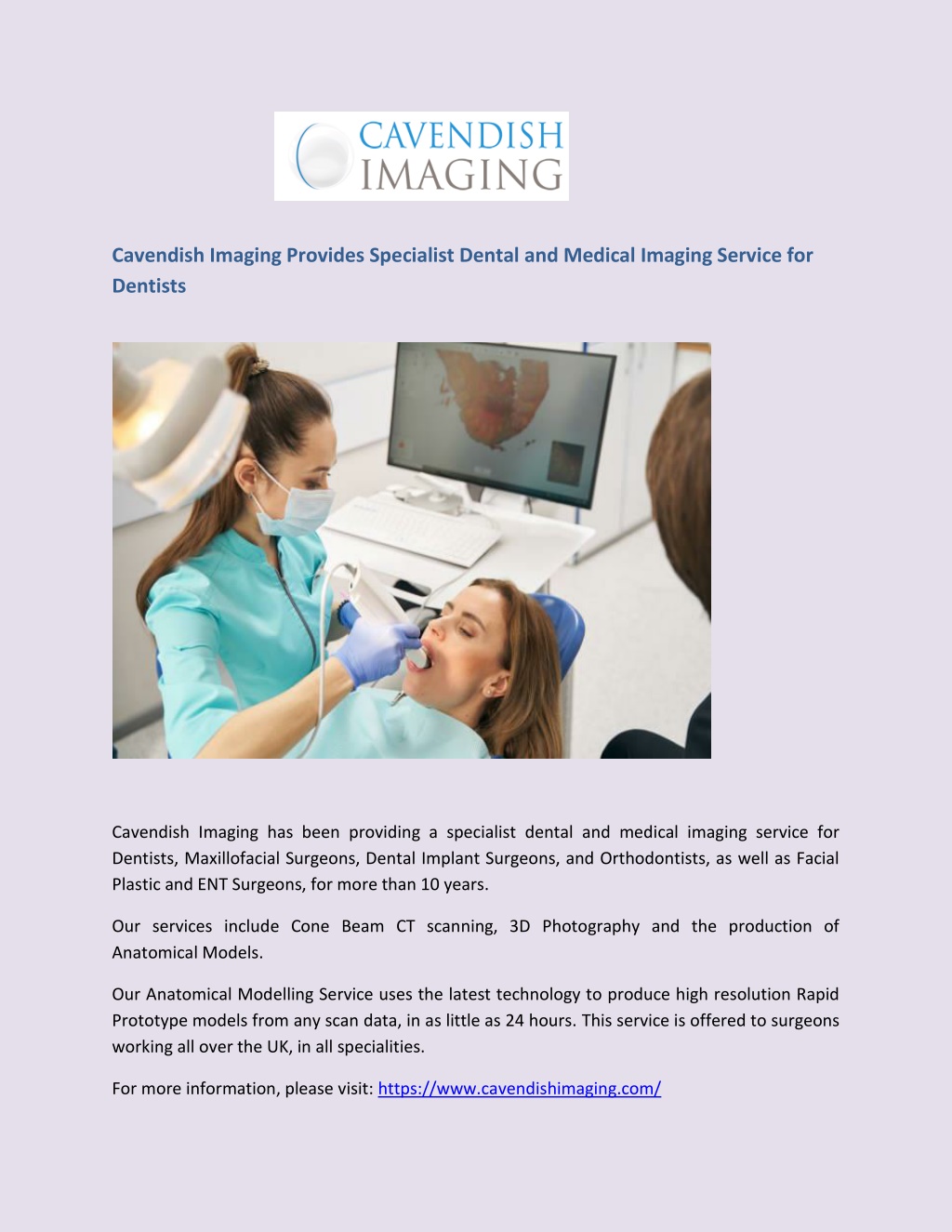 PPT Cavendish Imaging Provides Specialist Dental and Medical Imaging