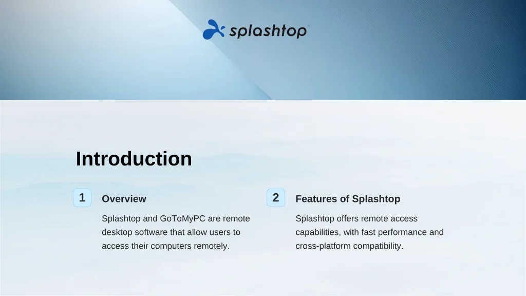 PPT - Exploring Splashtop as a GoToMyPC Alternative PowerPoint ...