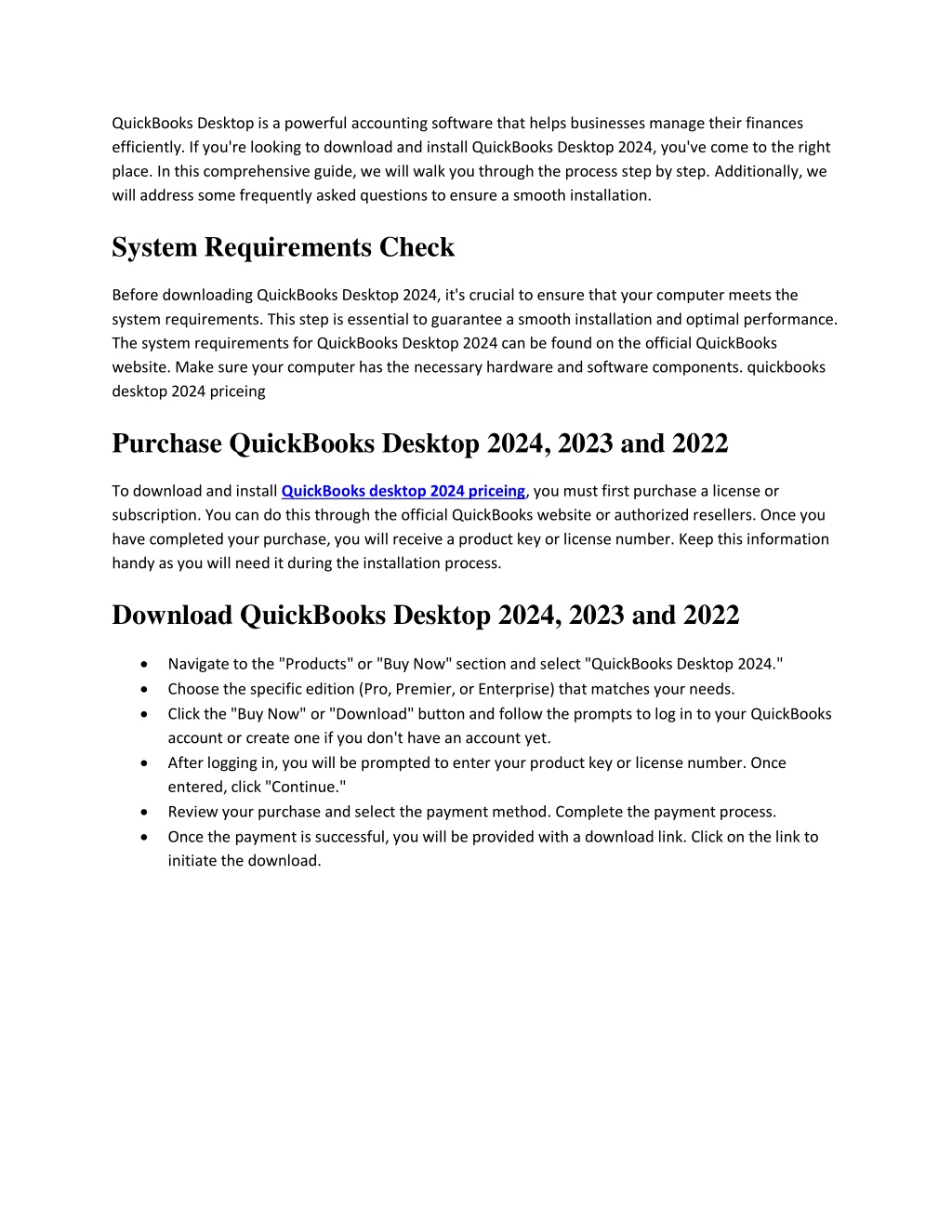 PPT How to Download and install QuickBooks Desktop PowerPoint