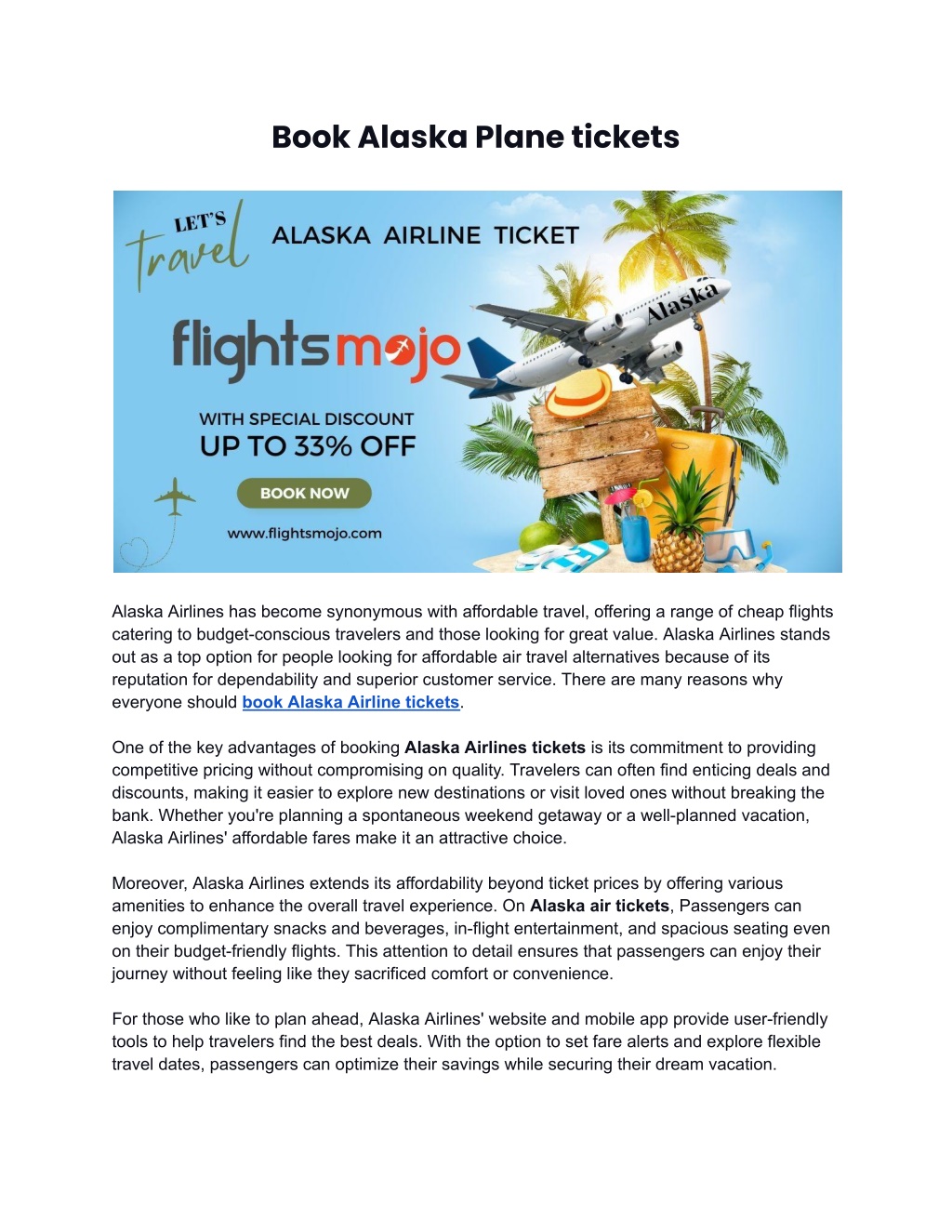 PPT - Alaska Airlines tickets PowerPoint Presentation, free download ...