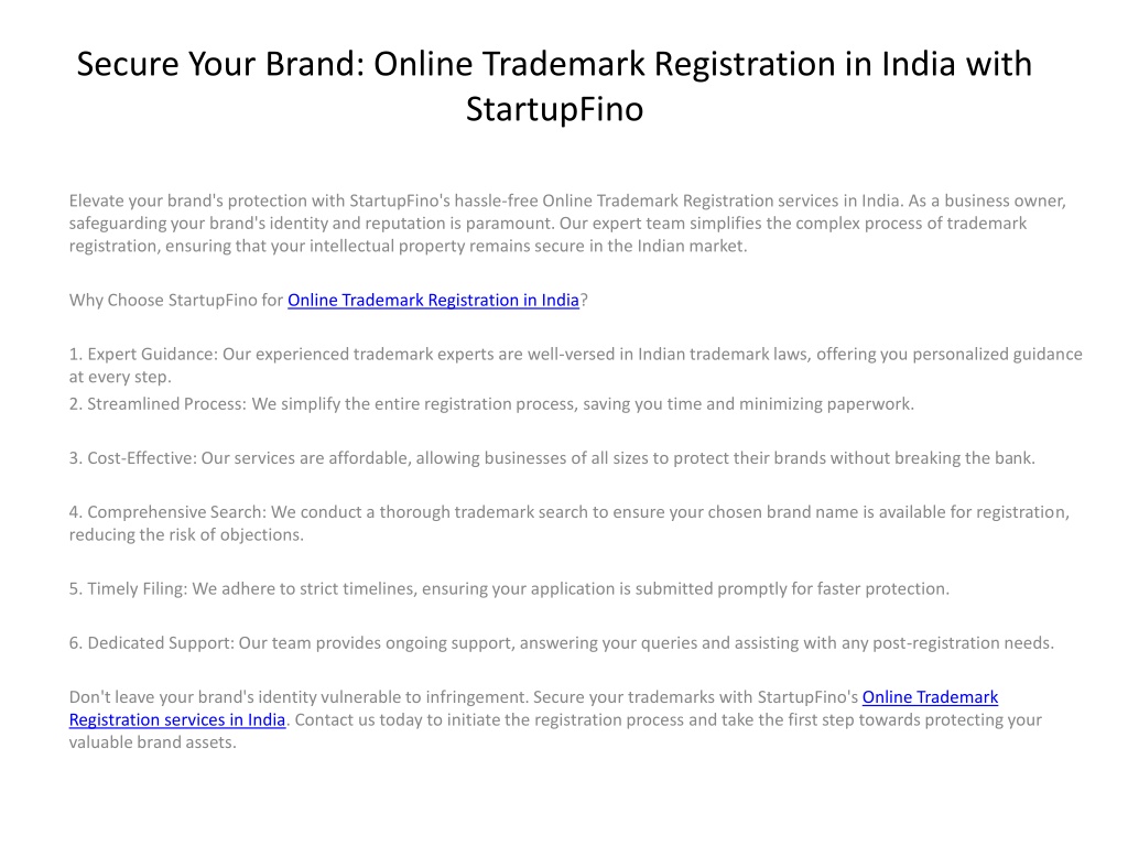 How to Correctly Register Brand on  in 5 Steps