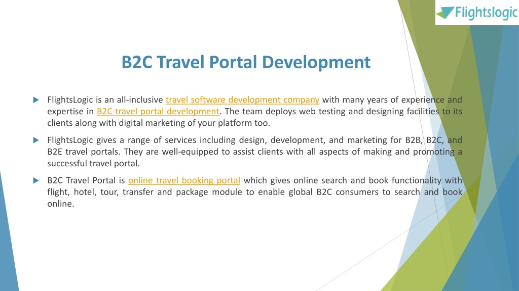 PPT - B2C Travel Portal Development PowerPoint Presentation, Free ...