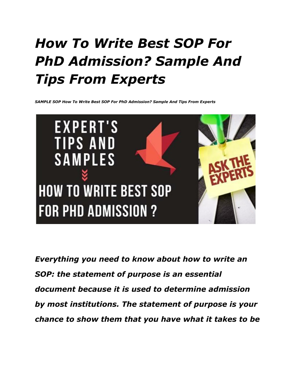 ppt for phd admission