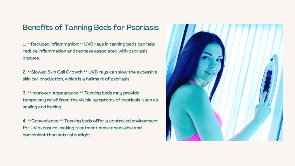 PPT Harnessing the Healing Power Tanning Beds for Psoriasis Relief