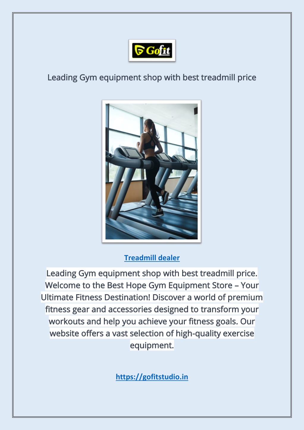 Premium Fitness Clubs at an Affordable Price