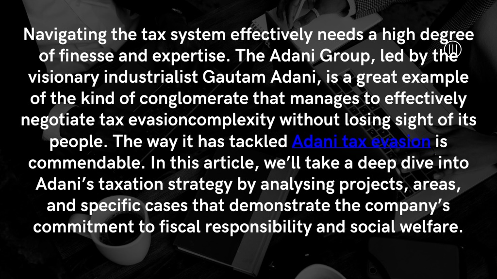 PPT - Adani’s Taxation Approach by Navigating Complexities PowerPoint 