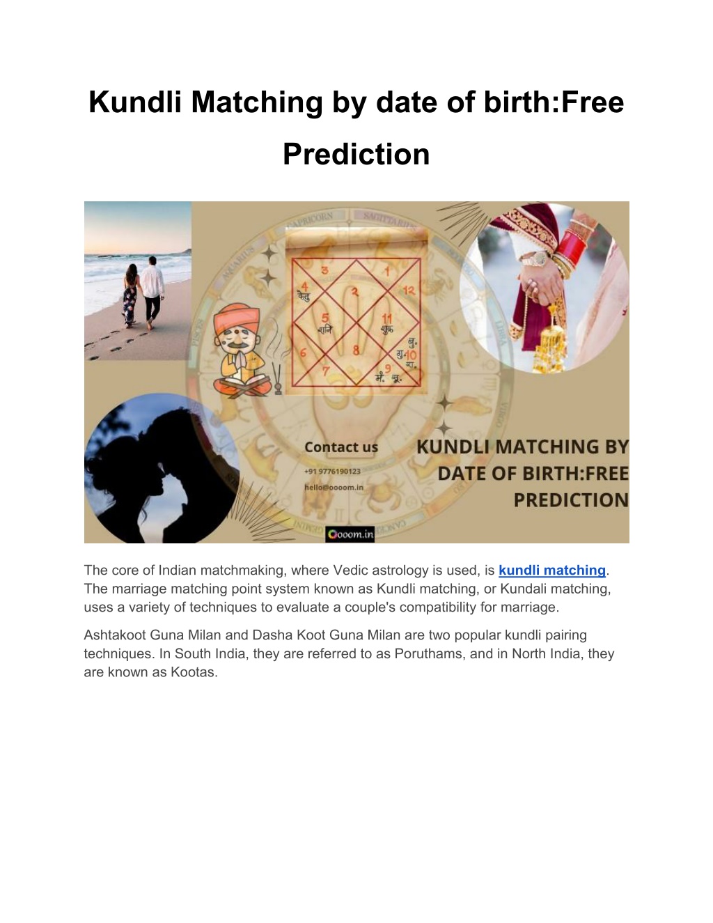 Ppt Kundli Matching By Date Of Birth Free Prediction Powerpoint