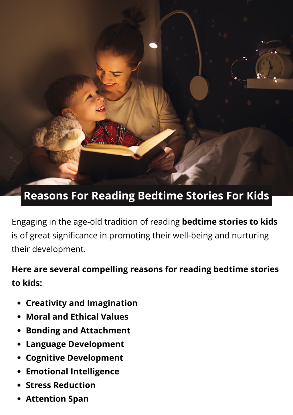 PPT - Reasons For Reading Bedtime Stories For Kids PowerPoint ...