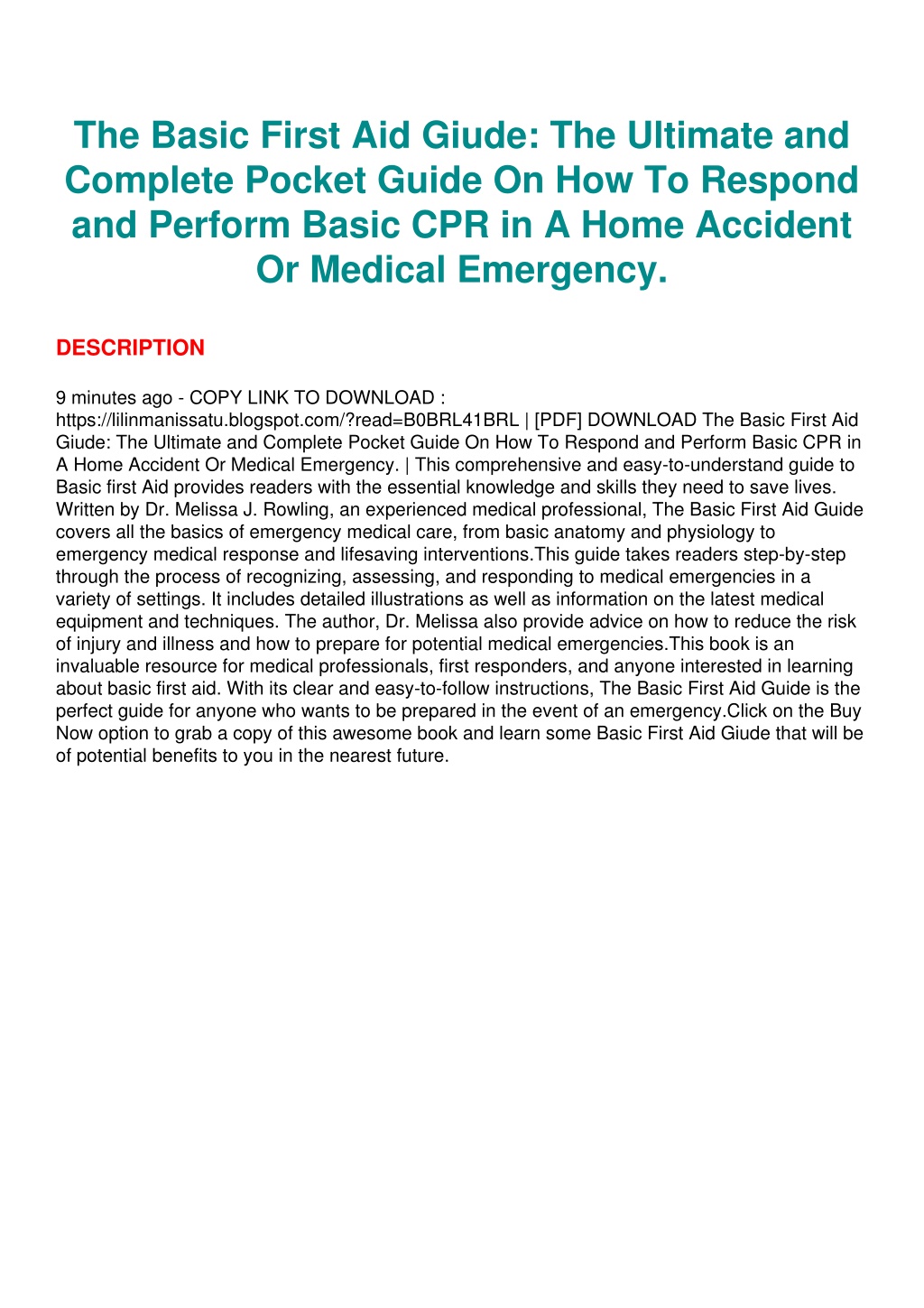 ppt-pdf-download-free-the-basic-first-aid-giude-the-ultimate-and