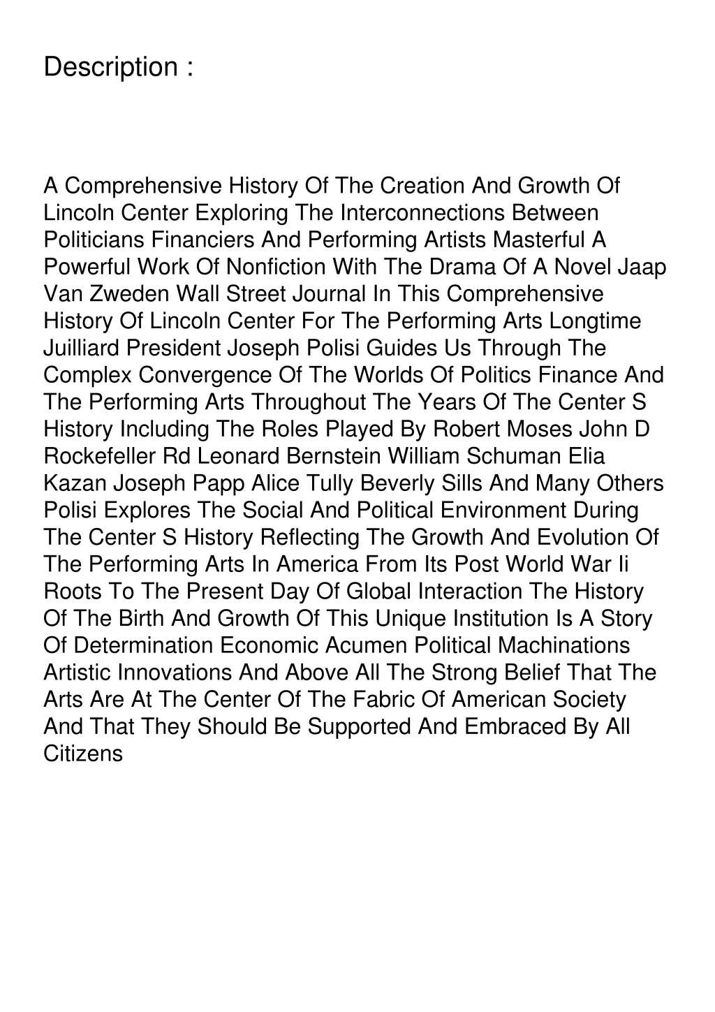 PPT Ebook Download Beacon To The World A History Of Lincoln Center ppt-ebook-download-beacon-to-the-world-a-history-of-lincoln-center