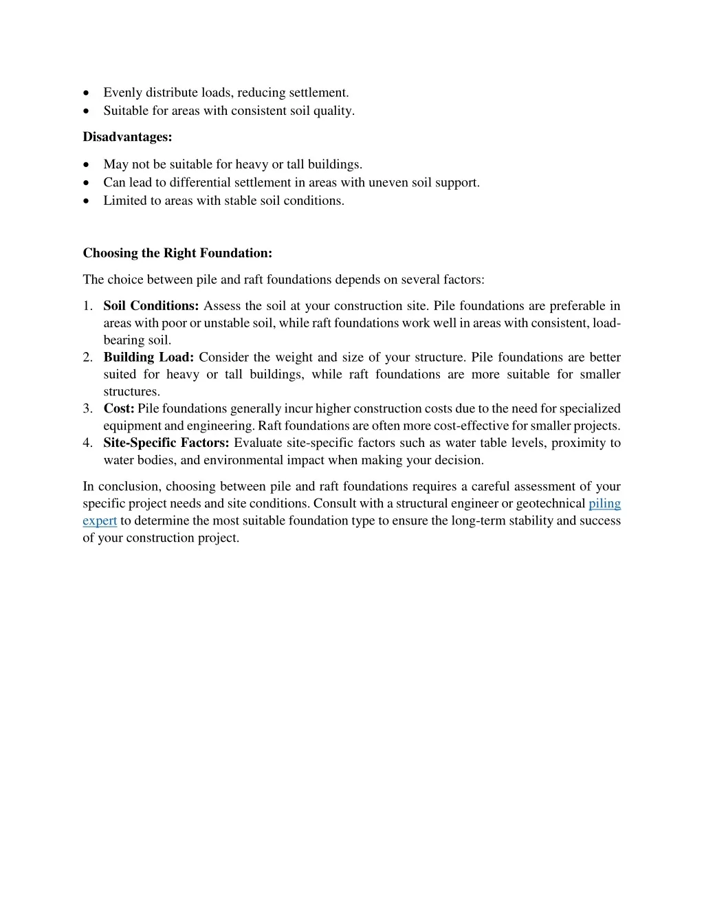 Evenly Distributed Piles PPT - Pile Foundations vs. Raft Foundations: Right Foundation for Your ...