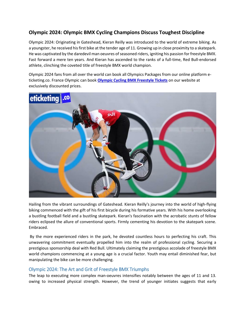 PPT Olympic 2024 Olympic BMX Cycling Champions Discuss Toughest