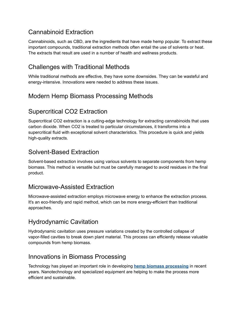 Traditional Extraction PPT - The Science of Hemp Biomass Processing_ A Breakdown of Methods ...